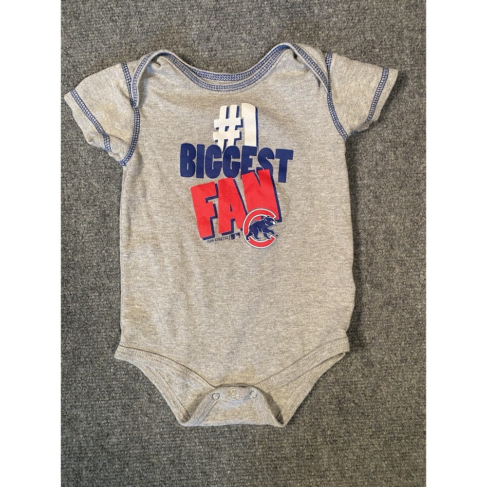 Chicago Cubs MLB Gray Baby One piece Size 18 Months